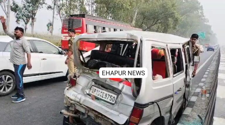 गढ़: सड़क हादसे के दौरान करीब आधा दर्जन लोग घायल