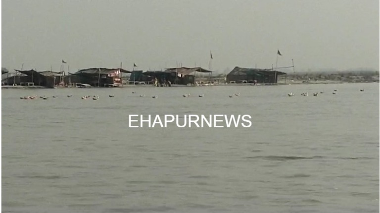 नवीन श्योराण की अस्थियां गंगा में विसर्जित
