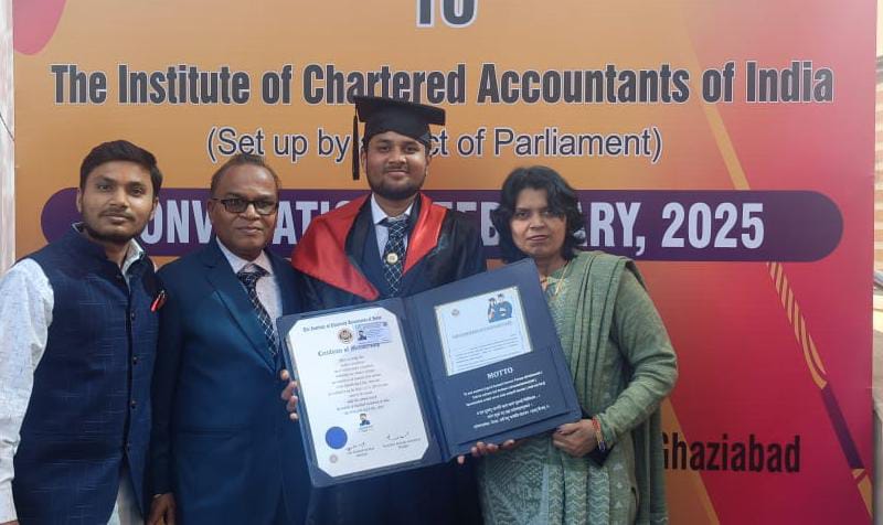 हापुड का नौजवान बना सीए