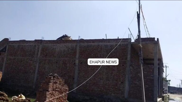 हाईटेंशन लाइन का तार टूटने से मचा हड़कंप
