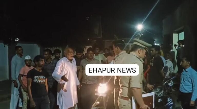 छोटा गोवंश भागने को लेकर हुआ विवाद, मौके पर पुलिस