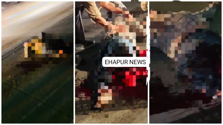 सड़क हादसे में दो की मौत, एक की हालत गंभीर
