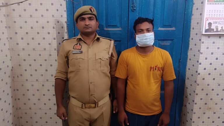 बरेली से चोरी गई बाइक पर घूमने निकला,हापुड में पकड़ा गया