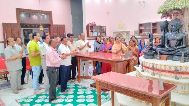 शकंर गंज जैन मंदिर मे पार्श्वनाथ चालिसे का आयोजन हुआ