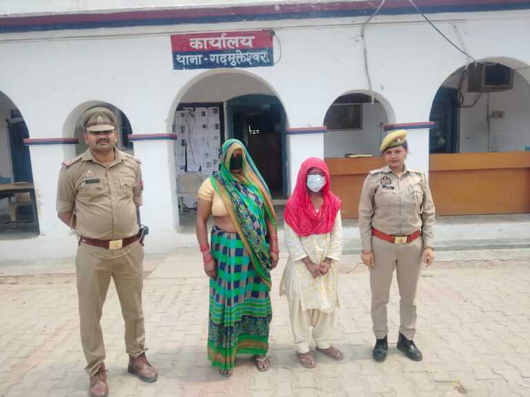 अबोध बालक का अपहरण करने वाली चाची सहित दो महिला दबोचा