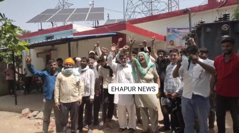 आठ दिनों से प्रभावित है गांव मलकपुर की बिजली