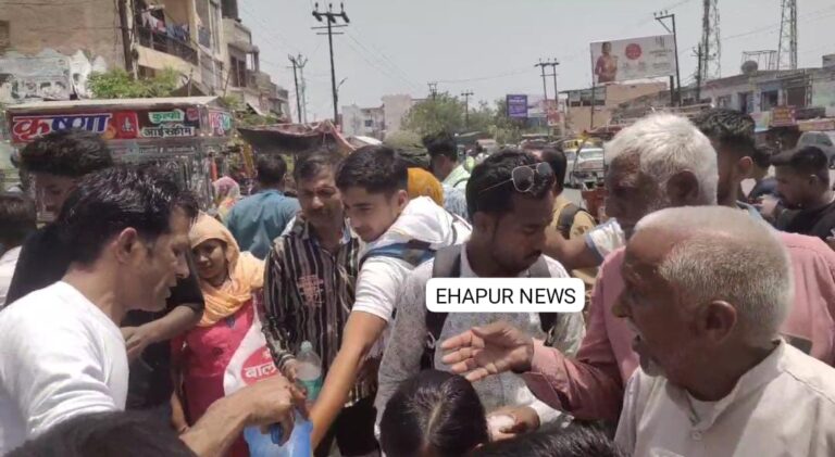 बाबूगढ़: मीठे शरबत की छबील लगाई