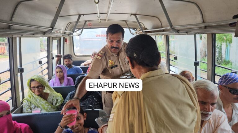 बाबूगढ़ पुलिस ने किया मीठे शरबत का वितरण