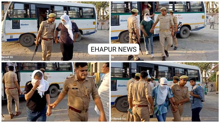 मोनाड यूनिवर्सिटी की फर्जी मार्कशीट व डिग्री बेचने वालों को STF ने कोर्ट में किया पेश