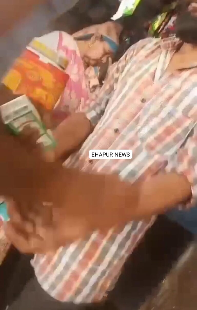 खुले में बिक रही शराब की वीडियो वायरल