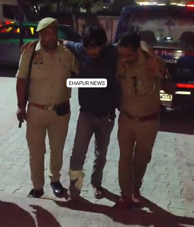 पिलखुवा: अलीगढ़ से हत्या के मामले में फरार चल रहा बदमाश एनकाउंटर में घायल