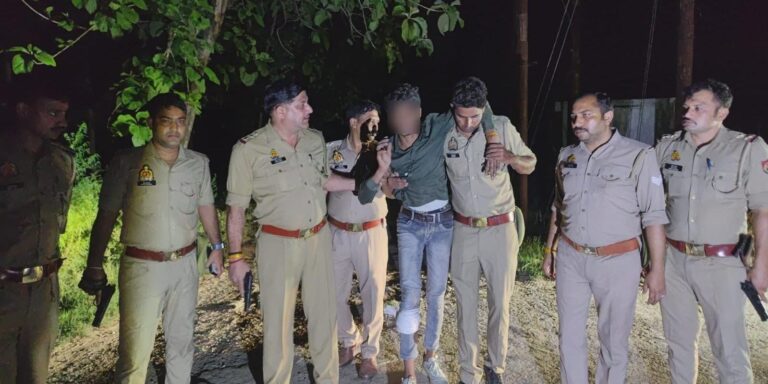 हापुड़ में मुठभेड़ का रिकार्ड टूटा,गढ़मुक्तेश्वर सर्किल में चौथा बदमाश हुआ घायल
