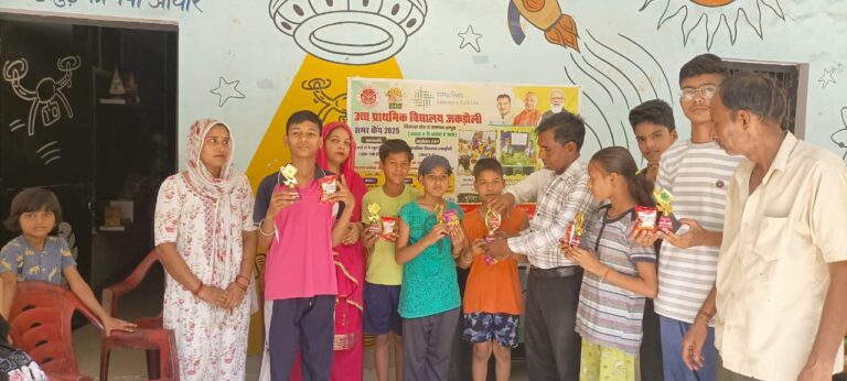 अकडौली समर कैम्प में छात्रों ने दिया प्रतिभा का परिचय