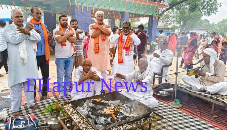 चौधरी इन्द्रसेन की समाधि पर श्रध्दालु हुए नतमस्तक