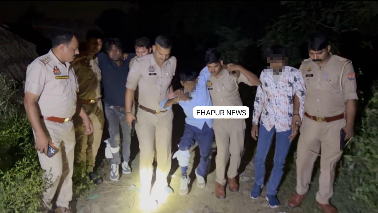 एनकाउंटर: गोली का पुलिस ने गोली से दिया जवाब, दो भाई समेत तीन गिरफ्तार