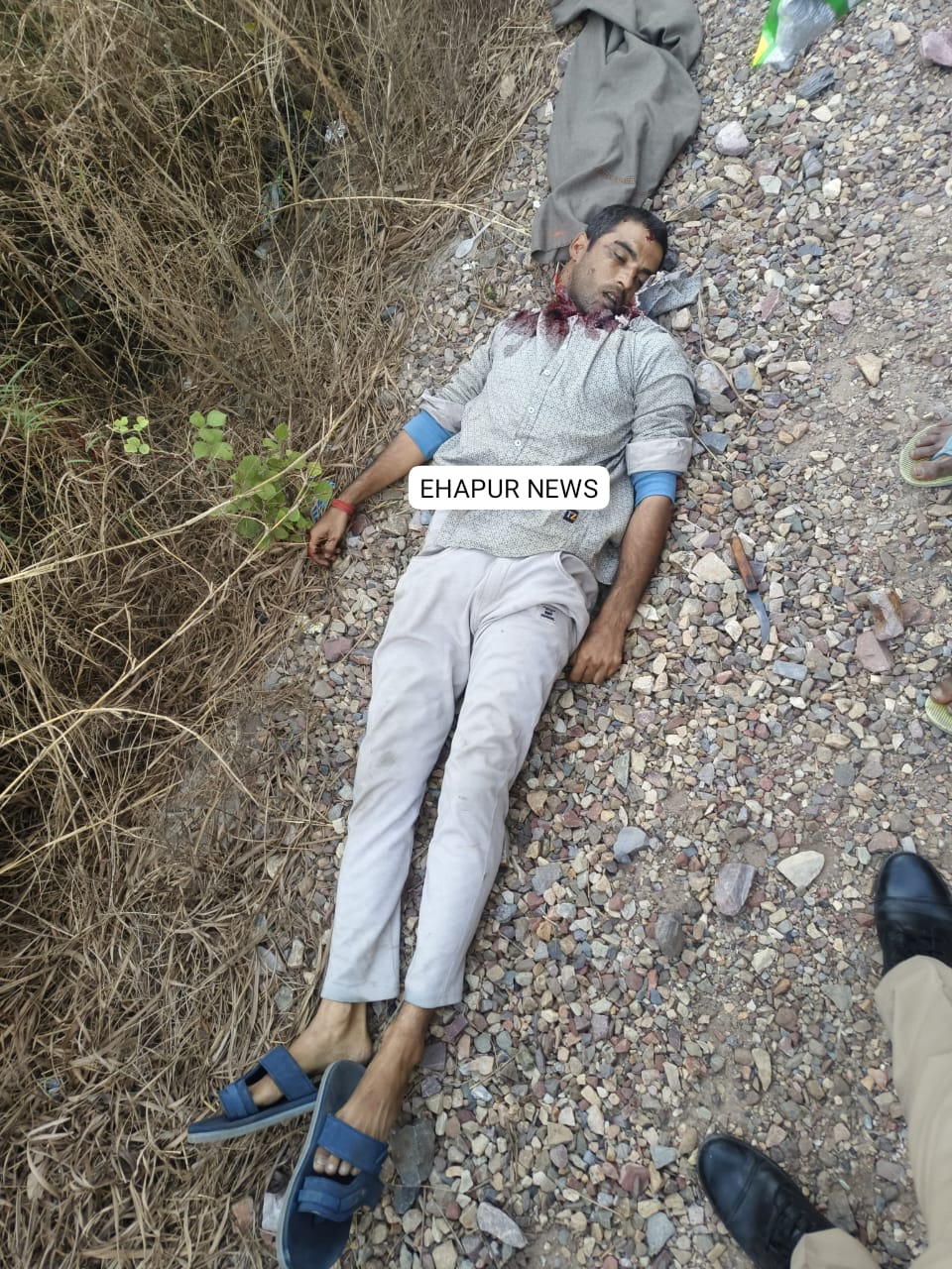 रेलवे ट्रैक पर मिला अज्ञात युवक का शव, पुलिस जांच में जुटी