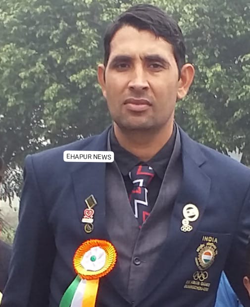 जनपद हापुड़ निवासी खिलाड़ी लोकेश चौधरी का चेतन चौहान अवार्ड-2025 के लिए चयन