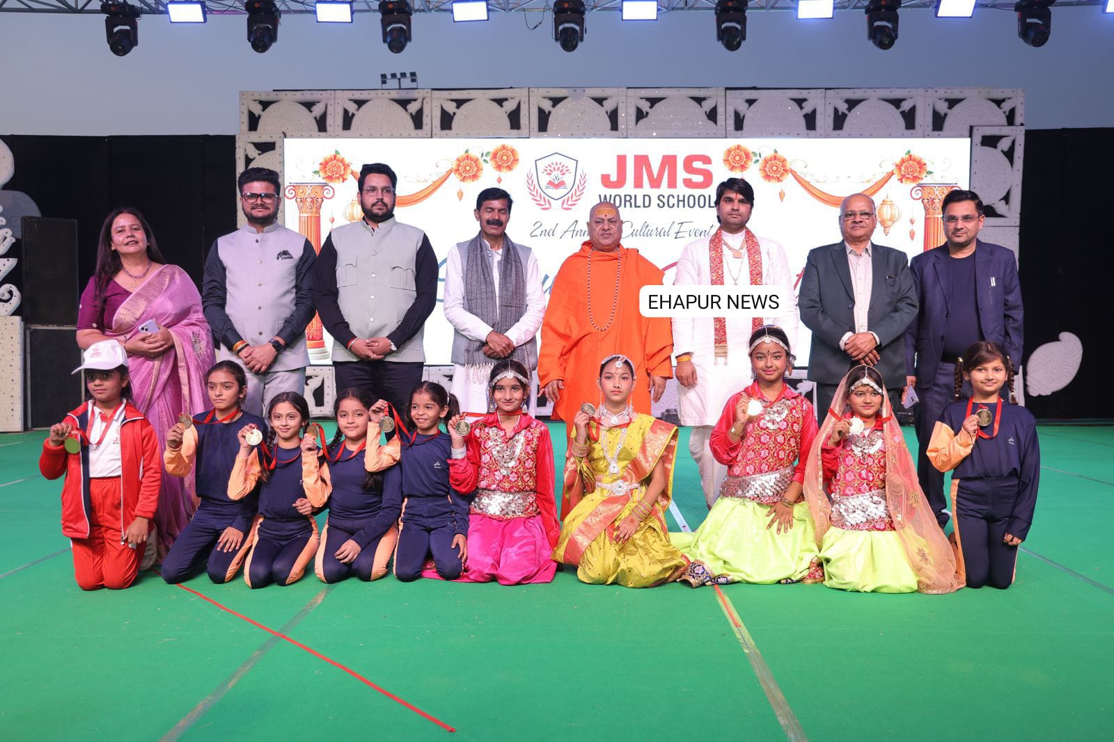 JMS वर्ल्ड स्कूल में ‘शकुंतलम भारत’ थीम पर आधारित दूसरा वार्षिक उत्सव धूमधाम से संपन्न