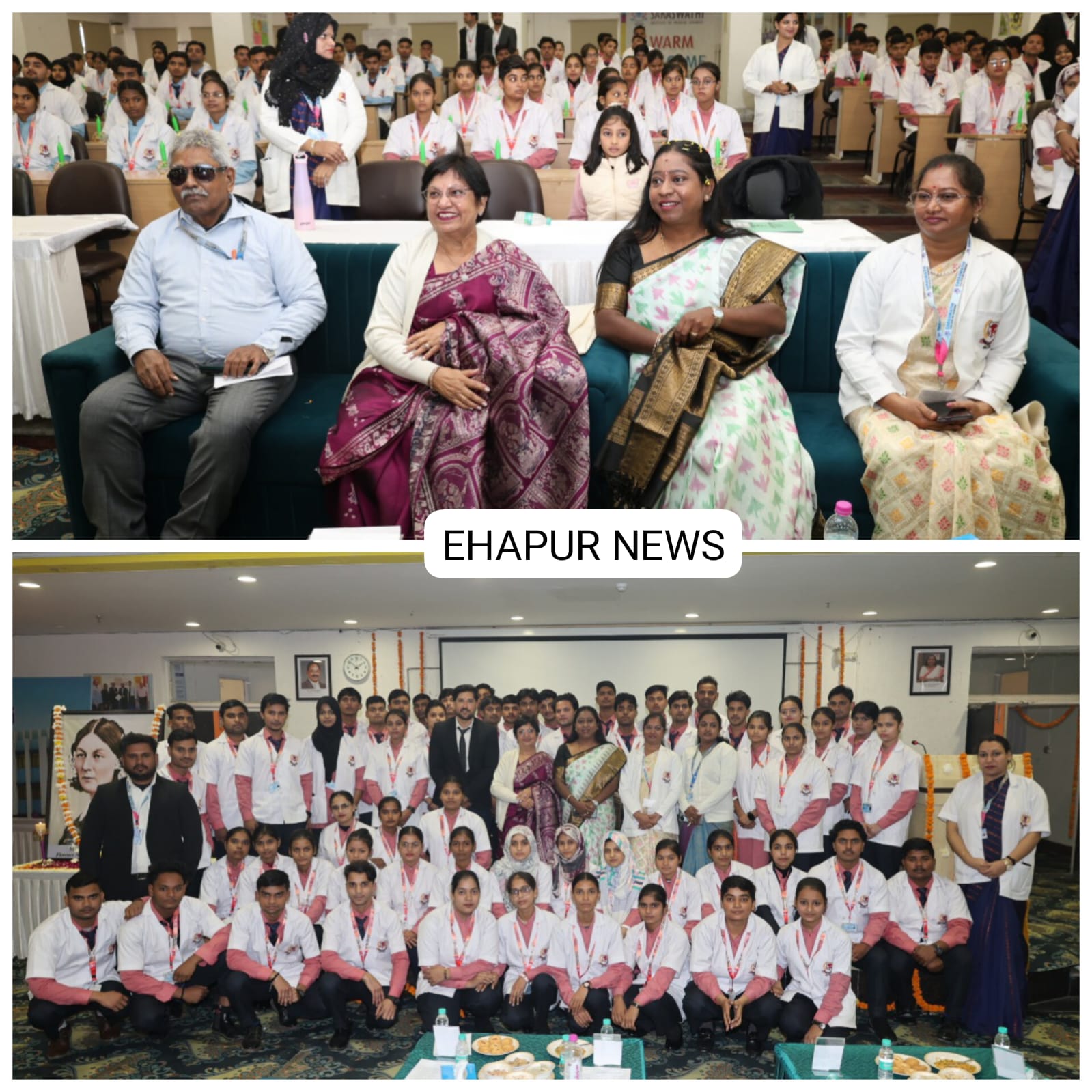 सरस्वती कॉलेज ऑफ़ नर्सिंग ने लैम्प लाइटिंग एवं शपथ ग्रहण समारोह के साथ करुणा-आधारित स्वास्थ्य सेवा के उज्ज्वल भविष्य को प्रज्वलित किया