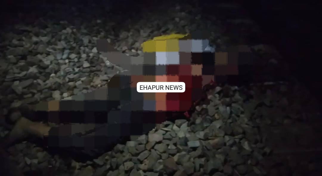 पिलखुवा: जीएस फाटक के पास ट्रेन की चपेट में आने से व्यक्ति की मौत