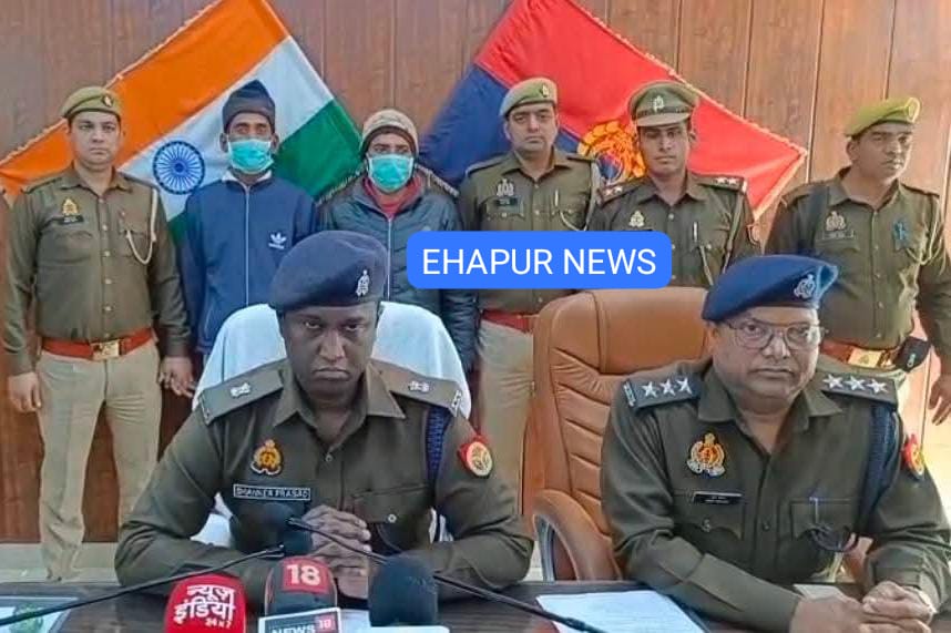 जनपद हापुड़ निवासी चोर को स्याना पुलिस ने किया गिरफ्तार, चोरी का ट्रैक्टर समेत अन्य सामान बरामद