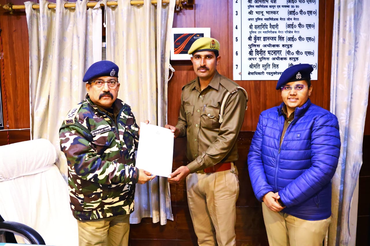 हापुड़ पुलिस ने सीपीआर देकर बचाई युवक की जान