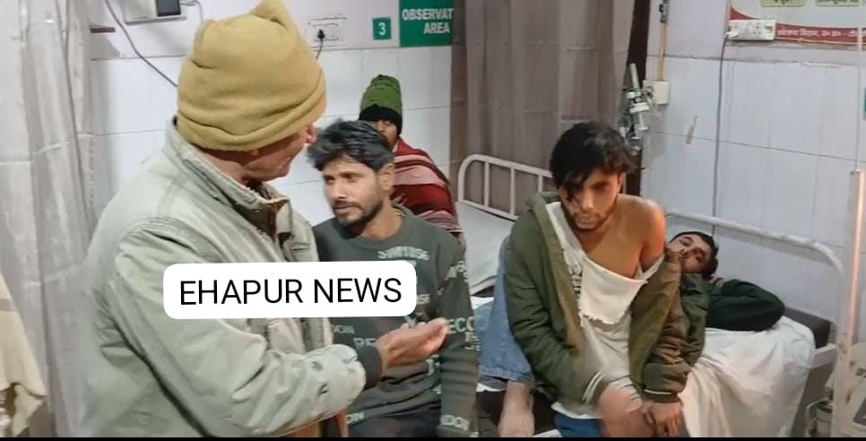 गांव काठीखेड़ा में दो पक्षों में विवाद चार घायल