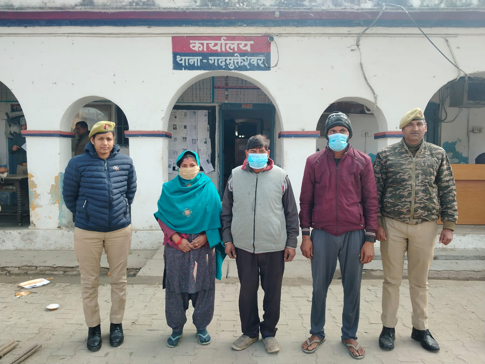 गला घोटकर की थी भट्ठा मजदूर की हत्या, पत्नी व साले समेत तीन गिरफ्तार