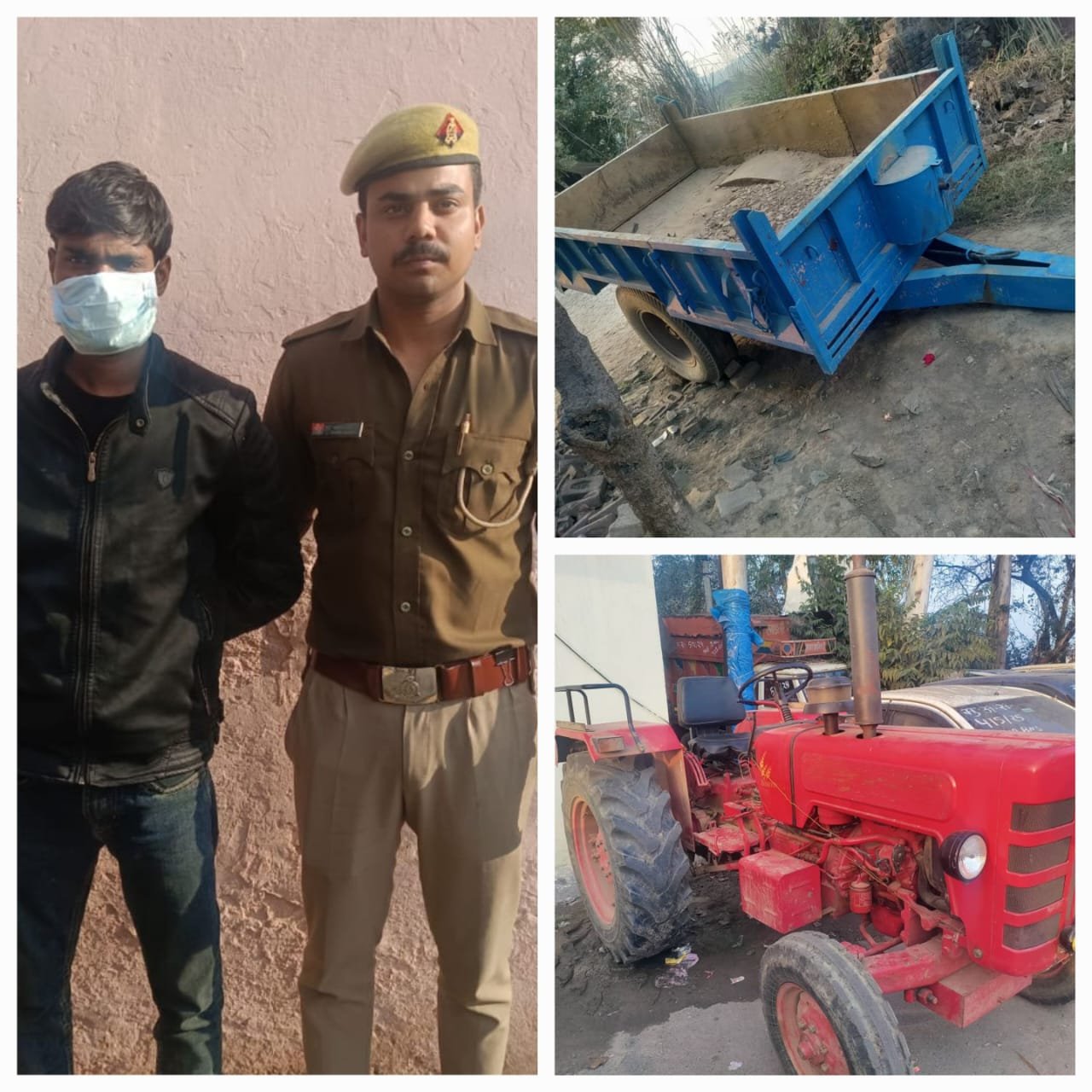 ट्राली चोर को पुलिस ने दबोचा