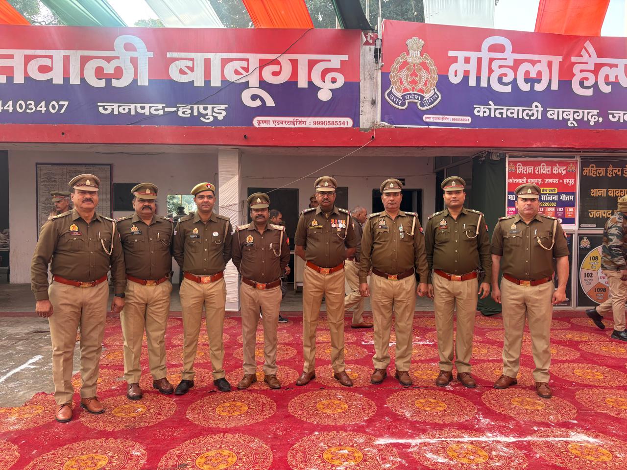 बाबूगढ़ थाने में गणतंत्र दिवस मनाया