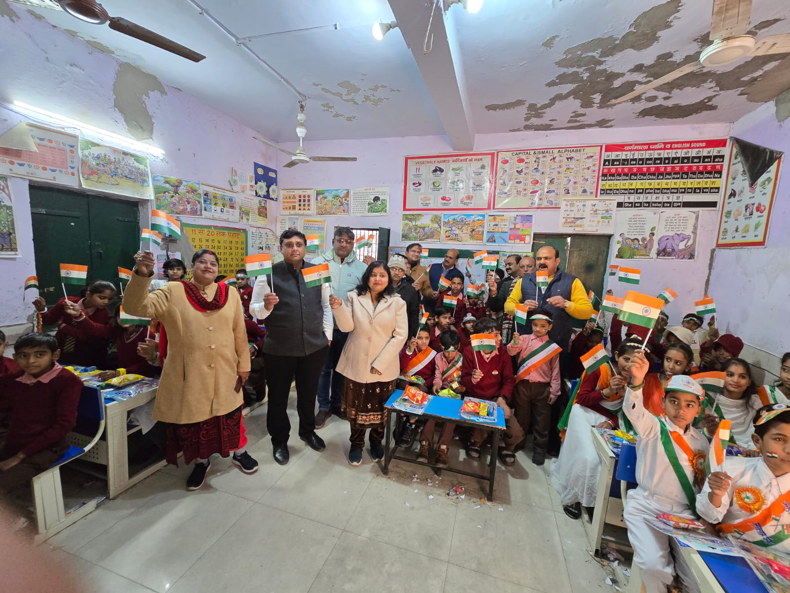 एलायंस क्लब क्रिस्टल हापुड ने मनाया गणतंत्र दिवस