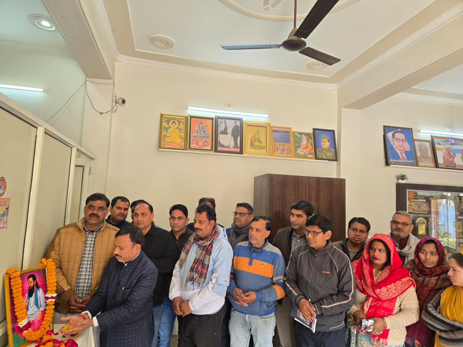 संत शिरोमणि गुरु रविदास जी की जयंती मनाई