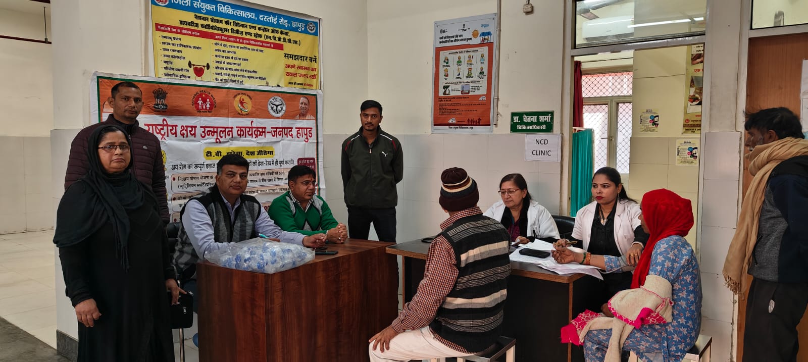 हापुड जनपद में एक सौ टी 0बी0 एवम् कैंसर स्क्रीनिंग शिविर लगाए जाएंगे