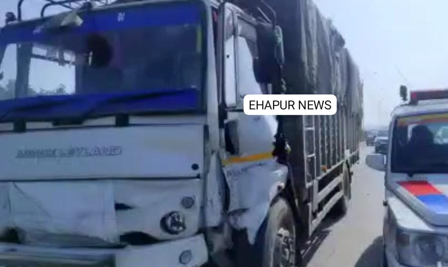 ट्रैक्टर-ट्राली की भिड़ंत में दो घायल