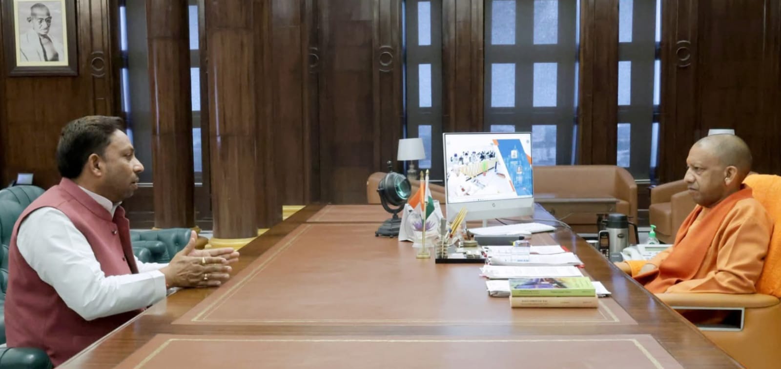 धौलाना के विधायक ने मुख्यमंत्री से की मुलाकात