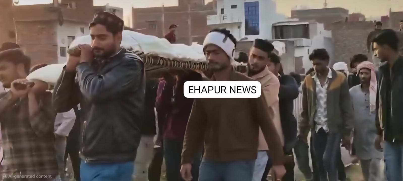 हापुड़: ट्रेन की चपेट में आए अर्जुन का मुस्लिम समाज ने हिंदू रीति-रिवाज से किया अंतिम संस्कार