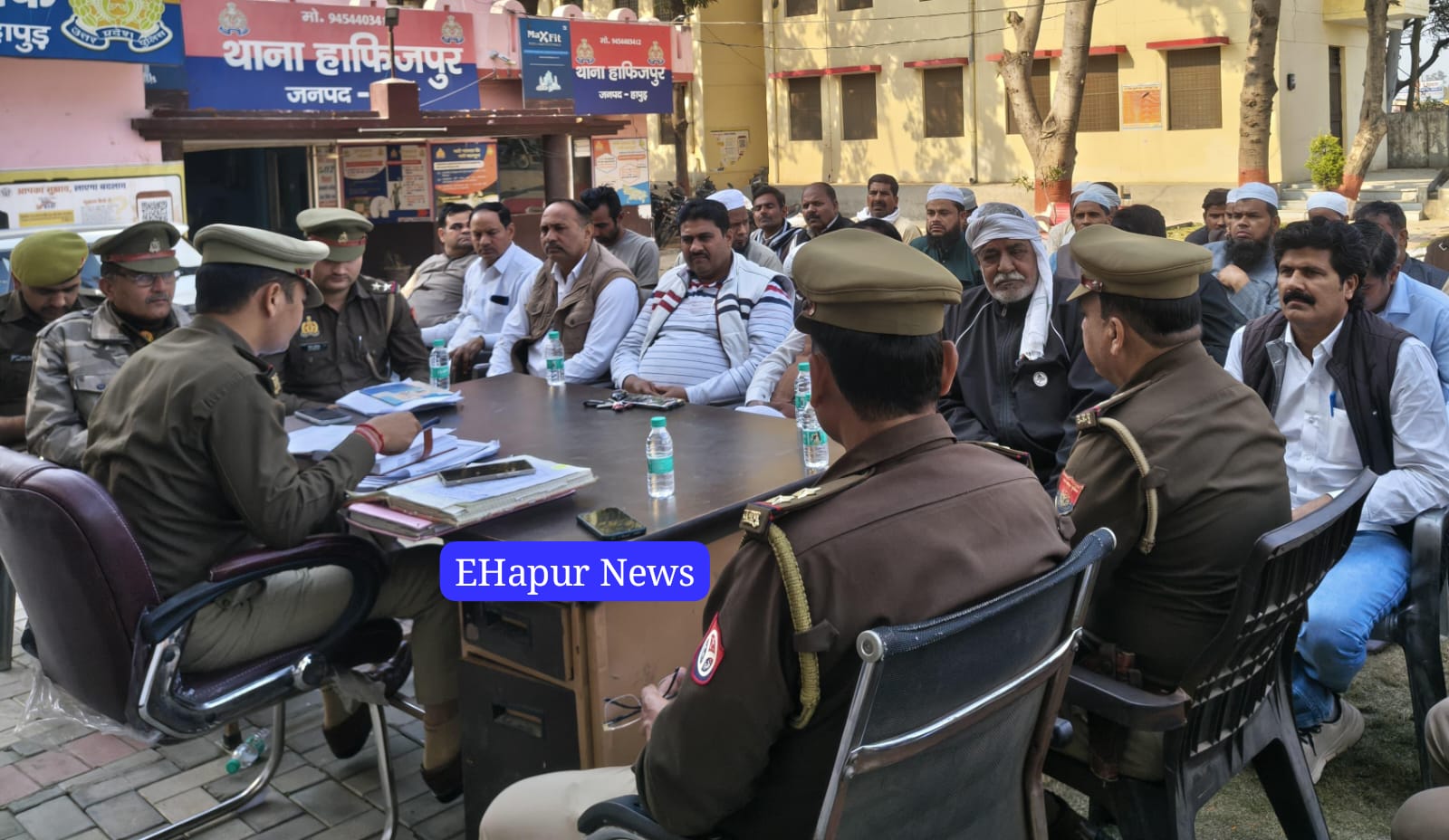 शांति कमेटी की बैठक में लोगों ने साम्प्रदायिक सौहार्द कायम रहने विश्वास दिलाया