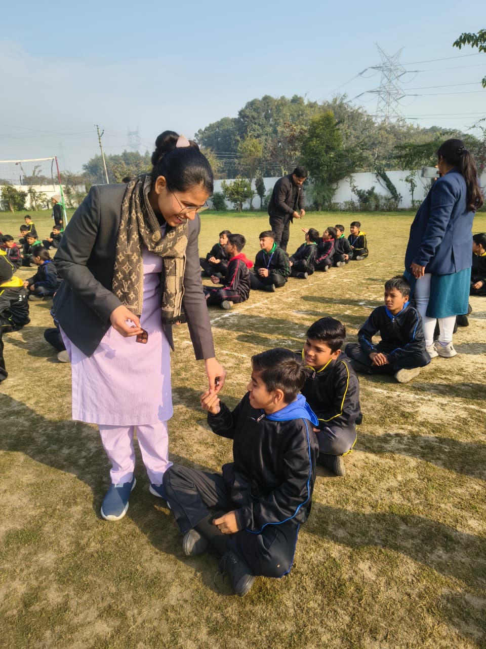 एस. ए. इंटरनेशनल स्कूल में राष्ट्रीय कृमि नाशक दिवस मनाया गया