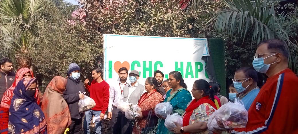 टीबी रोगियों को दिया गया पुष्टाहार