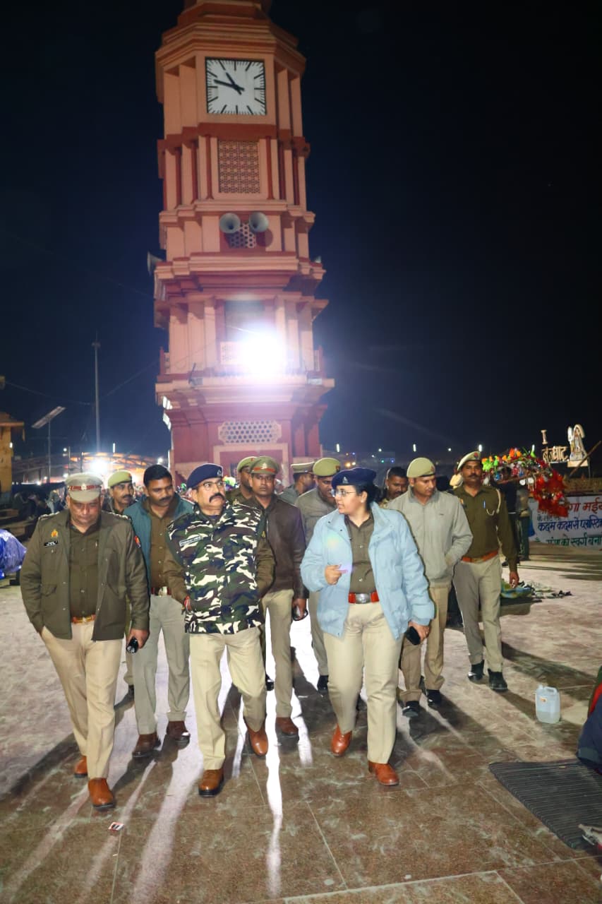 महाशिवरात्रि पर सुरक्षा देखने रात में ही पहुंचे पुलिस अधीक्षक