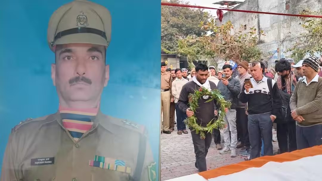 सम्मान के साथ हुआ बीएसएफ के एसआई का अंतिम संस्कार