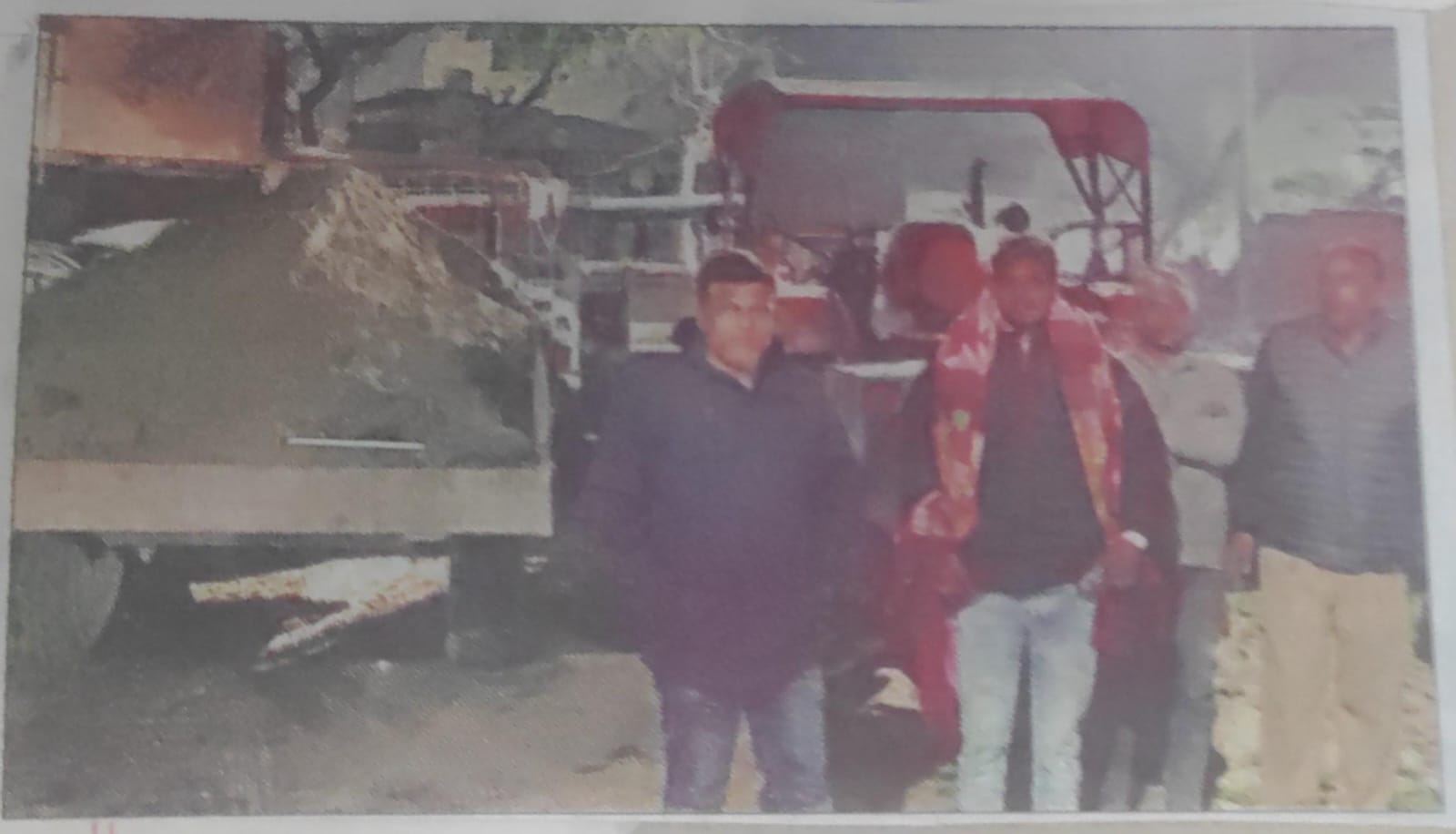 अवैध खनन में लिप्त ट्रैक्टर ट्राली सीज