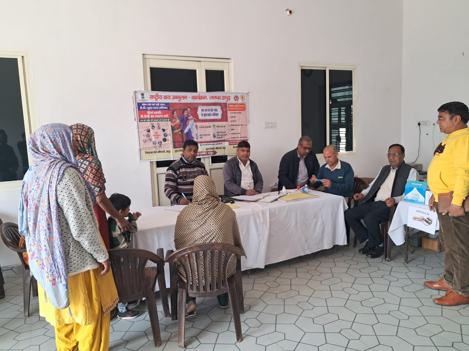 बदनोली में लगे टीबी शिविर से 118 रोगी हुए लाभान्वित