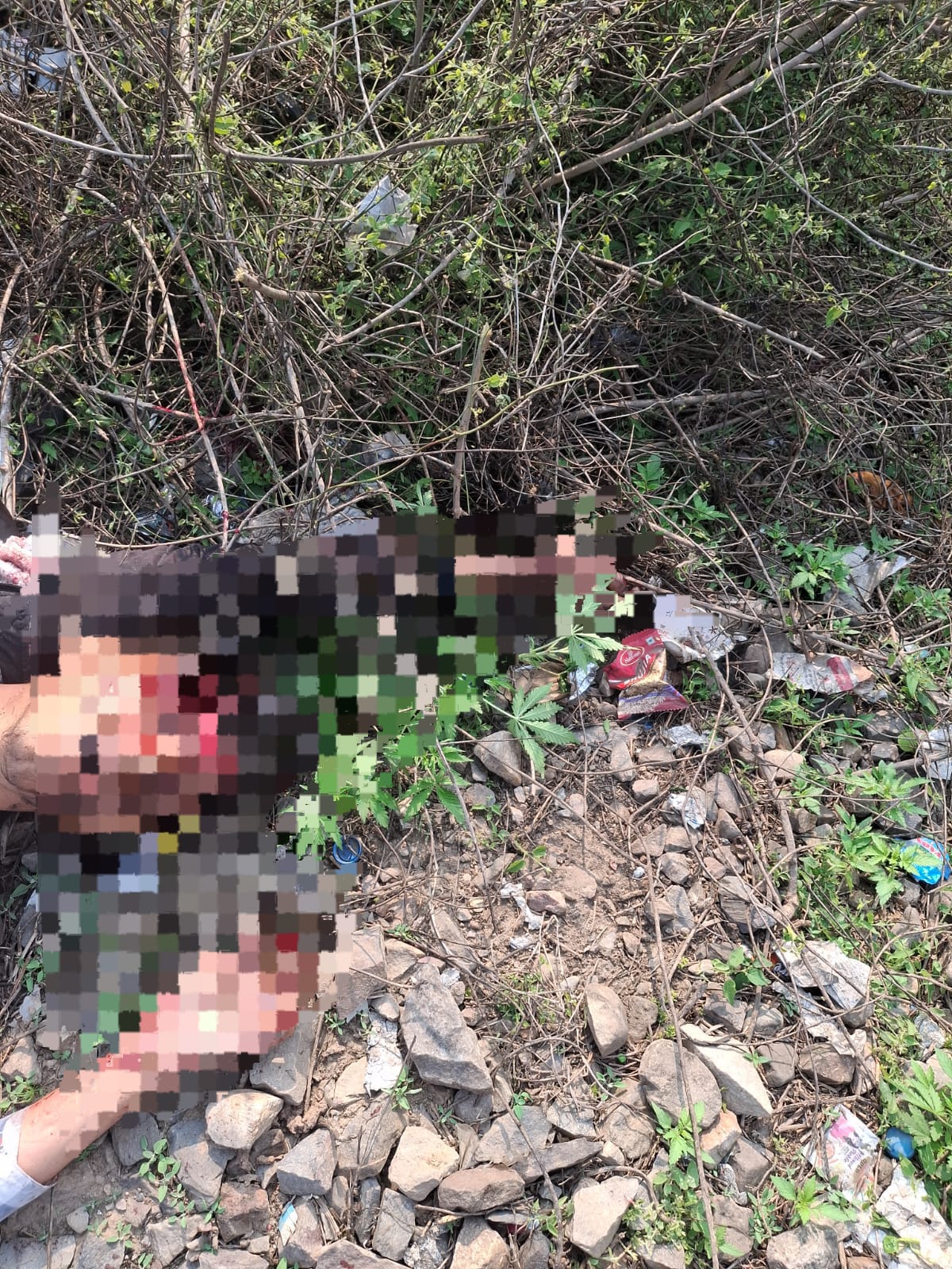 रेल लाइन के पास मिला युवक का शव