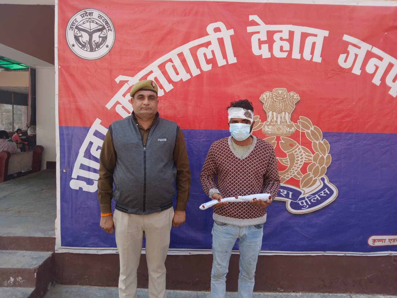 सास व साले पर जानलेवा हमले के आरोपी दामाद को पुलिस ने भेजा जेल