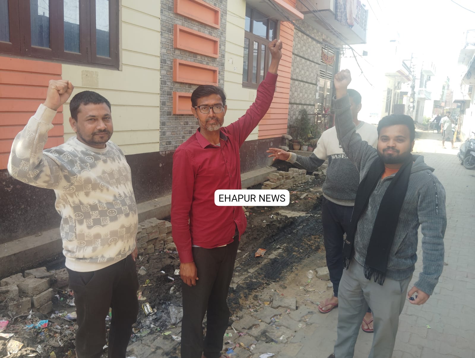 हापुड़: अर्जुन नगर के लोग पिछले डेढ़ महीने से परेशान