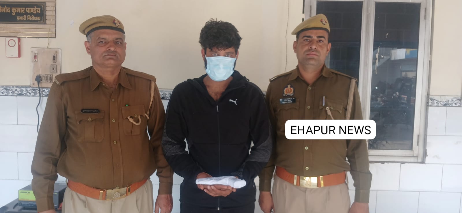 हापुड़: हवाई फायरिंग करने वाला एक आरोपी गिरफ्तार