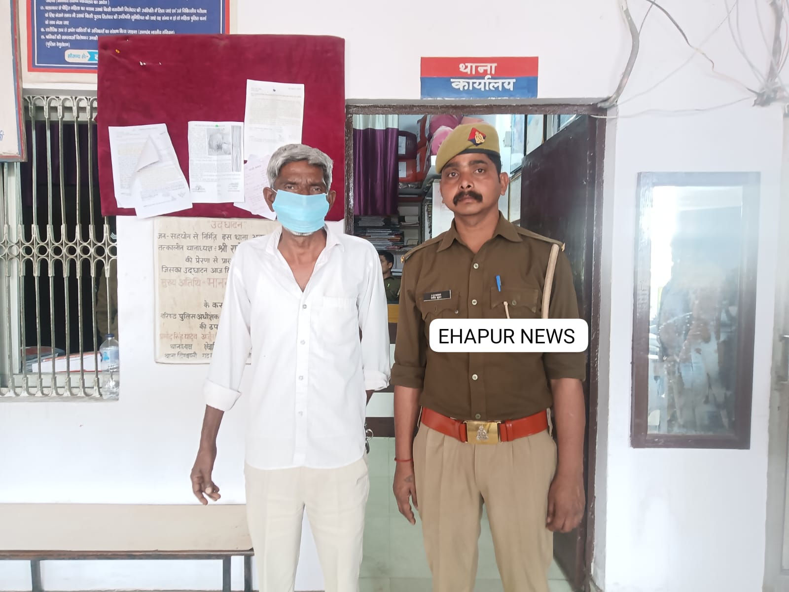 ऑपरेशन तलाश के तहत एक वारंटी को पुलिस ने दबोचा