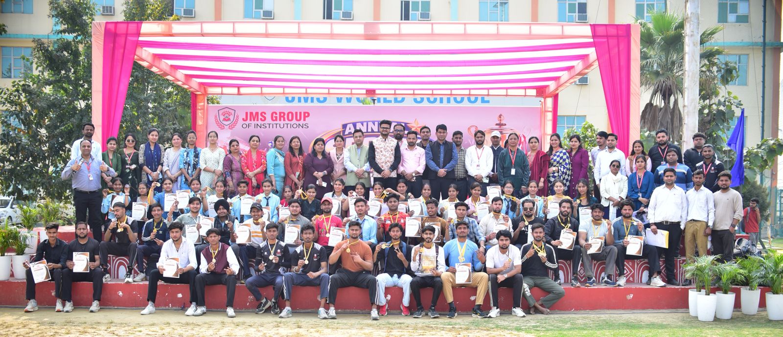 जेएमएस ग्रुप ऑफ इंस्टीट्यूशंस में दो दिवसीय वार्षिक खेलकूद समारोह का आयोजन