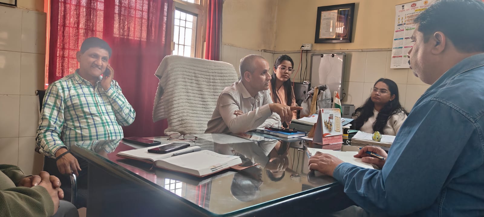 राज्य स्तरीय टीम द्वारा की गई टी 0बी0 विभाग की समीक्षा